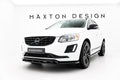 Maxton Design Street+ Spoilerlippe Front Ansatz passend für Volvo XC60 Mk1 Facelift schwarz Hochglanz