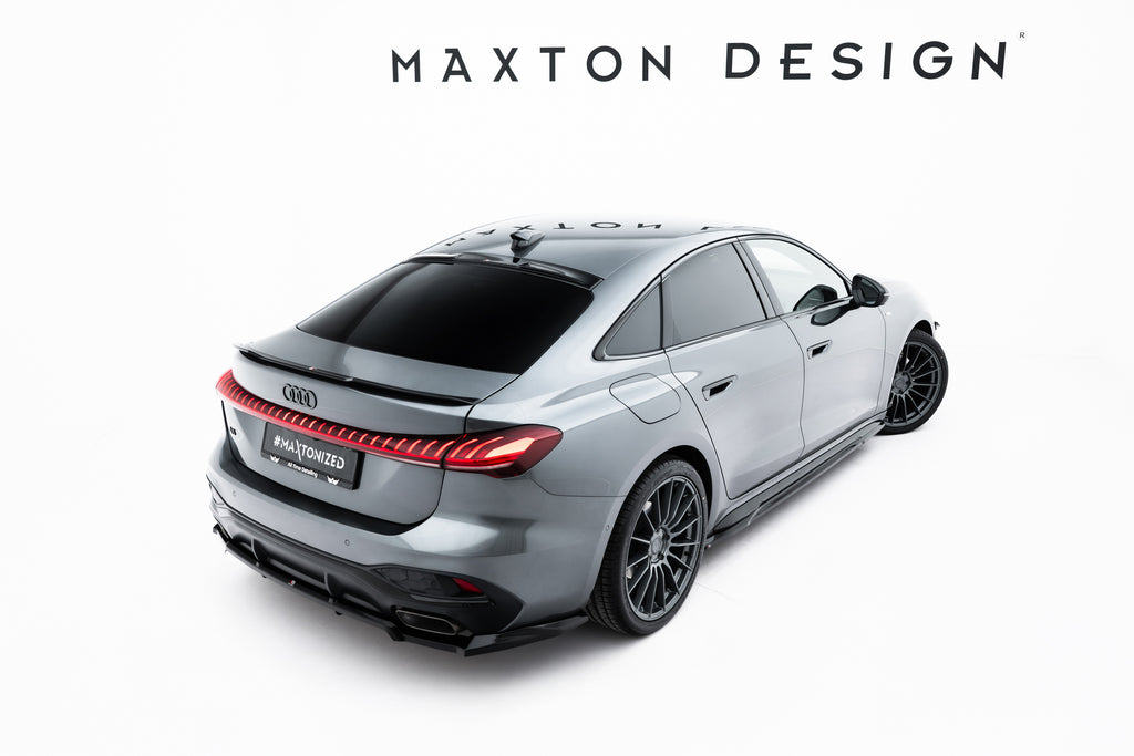 Maxton Design Heckscheiben Spoiler passend für Audi A5 S-Line / S5 Limousine B10 schwarz Hochglanz