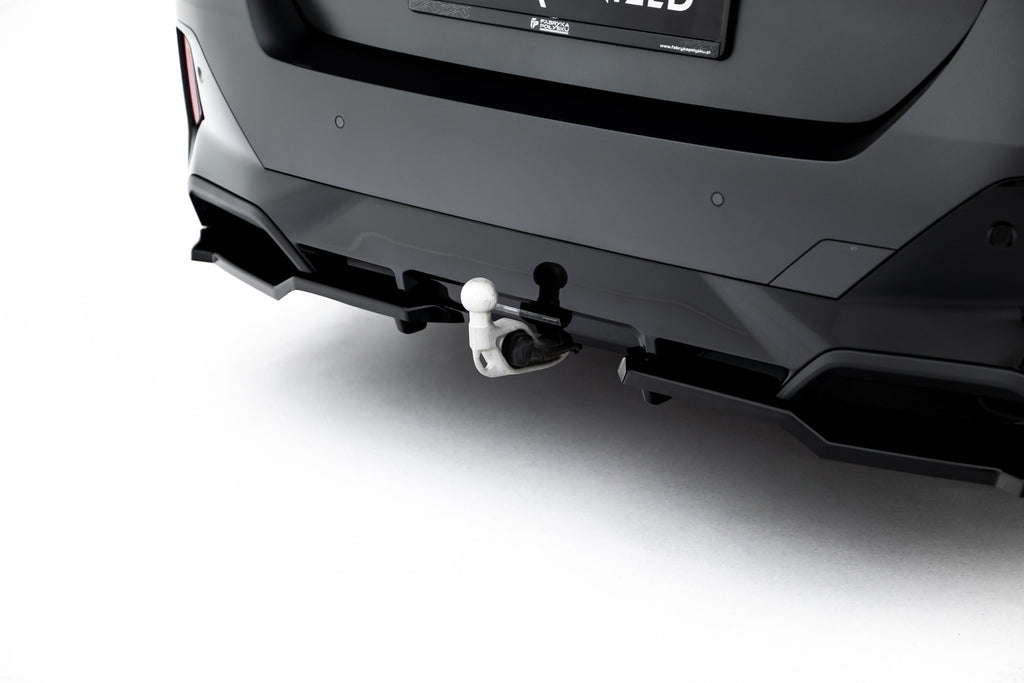 Maxton Design Heck Ansatz Flaps Diffusor V.1 passend für BMW 5er / i5 M-Paket Limousine / Touring G60 / G61 schwarz Hochglanz