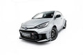 Maxton Design Street Pro Street+ Spoilerlippe Front Ansatz + Flaps passend für Toyota GR Yaris Mk4 Facelift schwarz Hochglanz