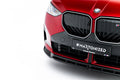 Maxton Design Street+ Spoilerlippe Front Ansatz passend für BMW X3 M50 G45 schwarz Hochglanz