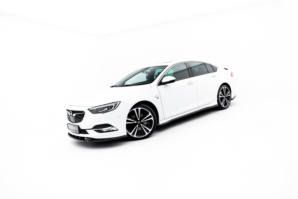 Maxton Design Street+ Seitenschweller Leisten passend für Opel Insignia OPC-Line Mk2 schwarz Hochglanz