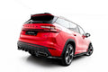 Maxton Design Street+ Mittlerer Diffusor RACE passend für Skoda Kodiaq RS Mk2 schwarz Hochglanz