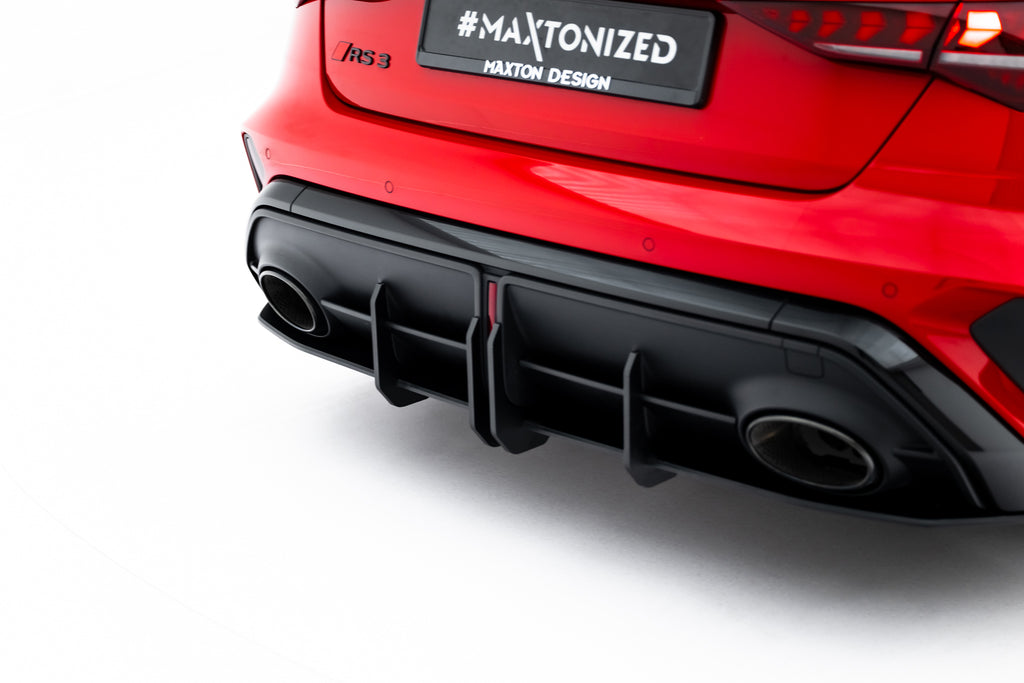 Maxton Design Street Pro Heckschürze passend für Audi RS3 Limousine 8Y Facelift