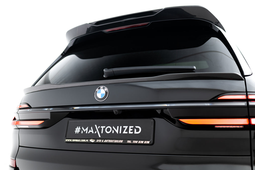 Maxton Design Prepreg Carbon Fiber Heckklappenspoiler (Niedriger) BMW X7 M-Paket G07 für BMW X7 G07