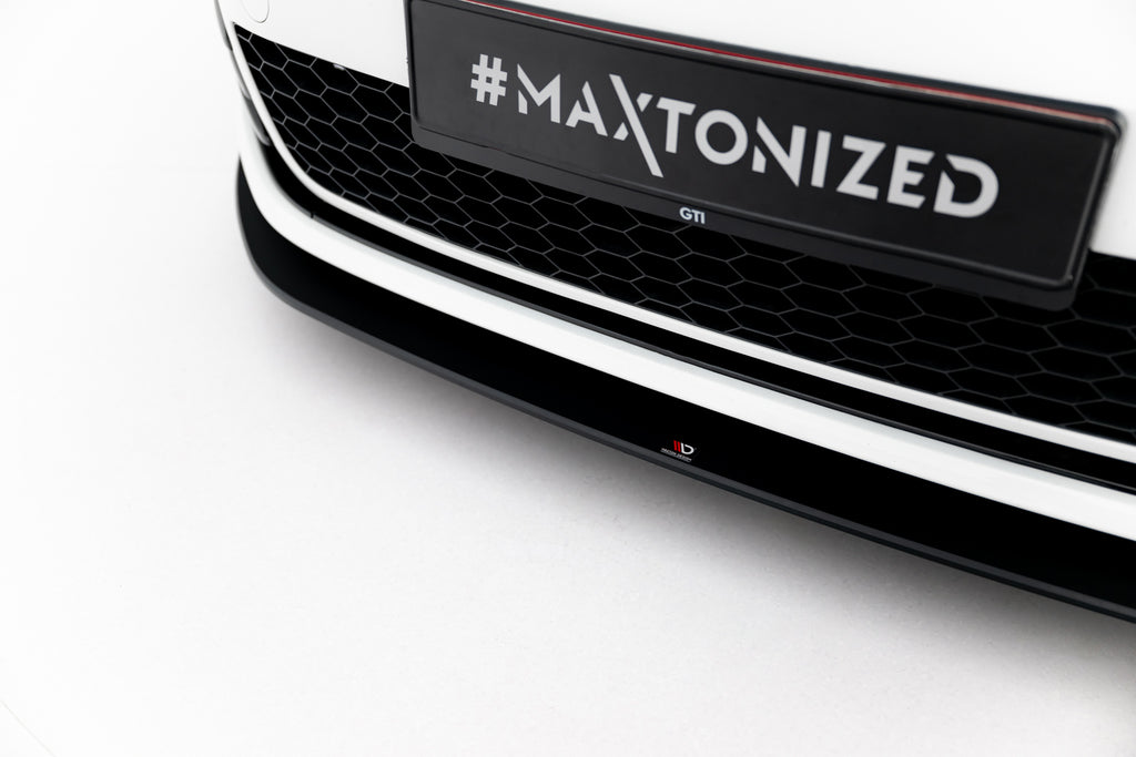 Maxton Design Street Pro Street+ Spoilerlippe Front Ansatz passend für / Frontansatz VW Golf 7 GTI