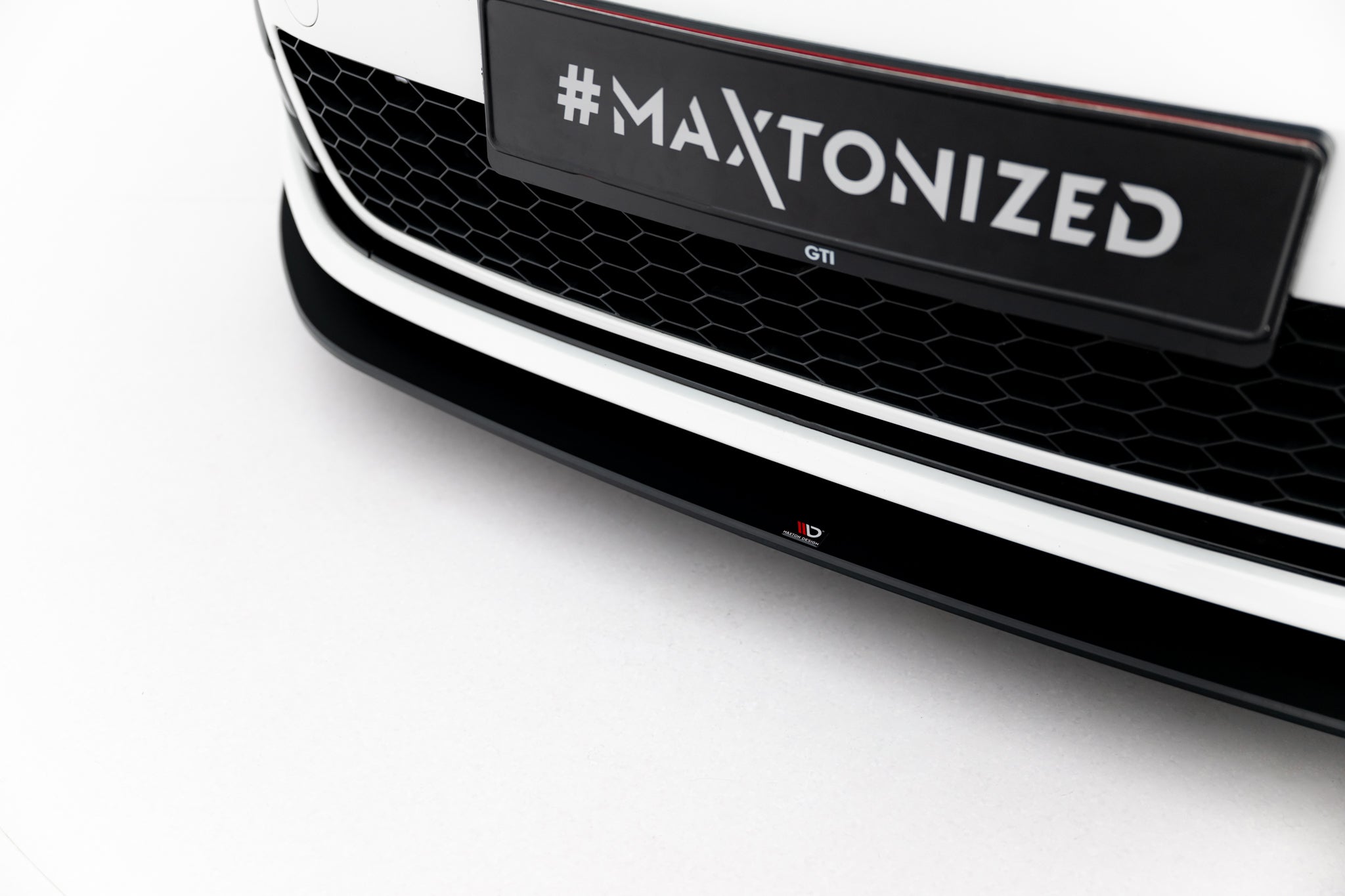 Maxton Design Street Pro Street+ Spoilerlippe Front Ansatz passend für / Frontansatz VW Golf 7 GTI