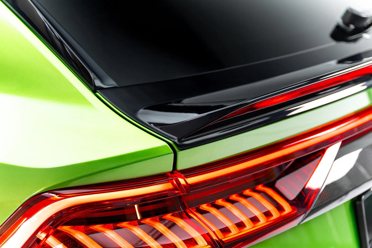 Maxton Design Unterer Heckspoiler Lippe 3D für Audi Q8 / Q8 S-Line / SQ8 Mk1 / Mk1 Facelift [2018-2023] | Schwarz Hochglanz | ABS-Kunststoff | mit TTG (eintragungsfrei)