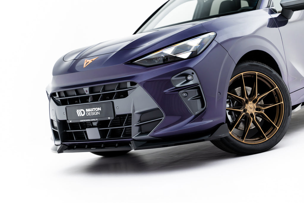Maxton Design Street+ Spoilerlippe Front Ansatz V.1 passend für Cupra Terramar Mk1 schwarz Hochglanz
