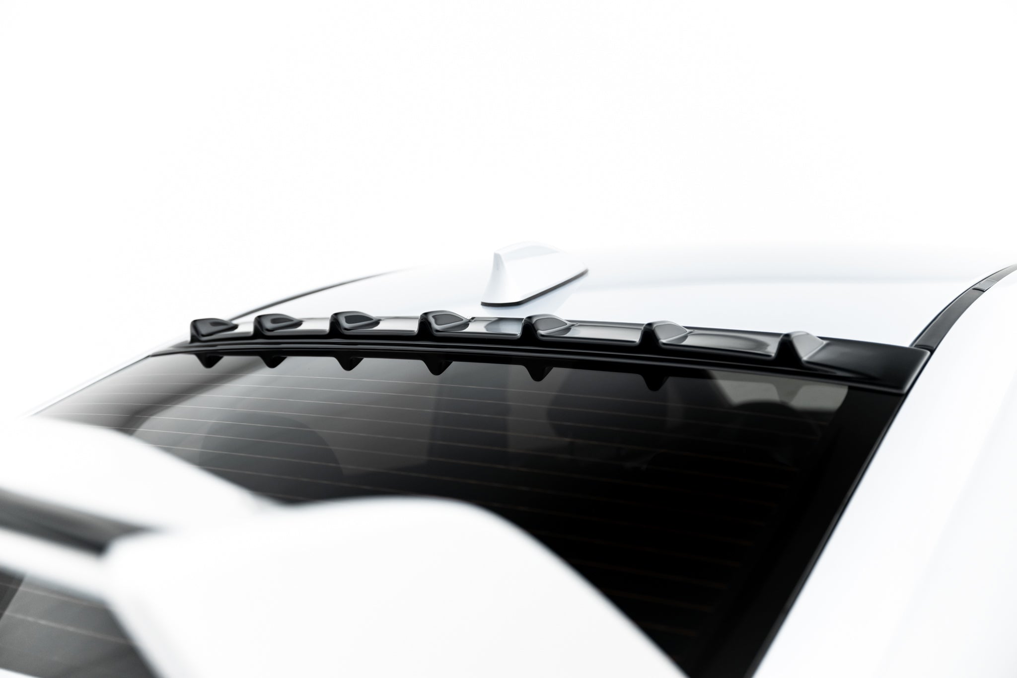 Maxton Design Heckscheiben Spoiler passend für Subaru WRX STI Mk2 schwarz Hochglanz