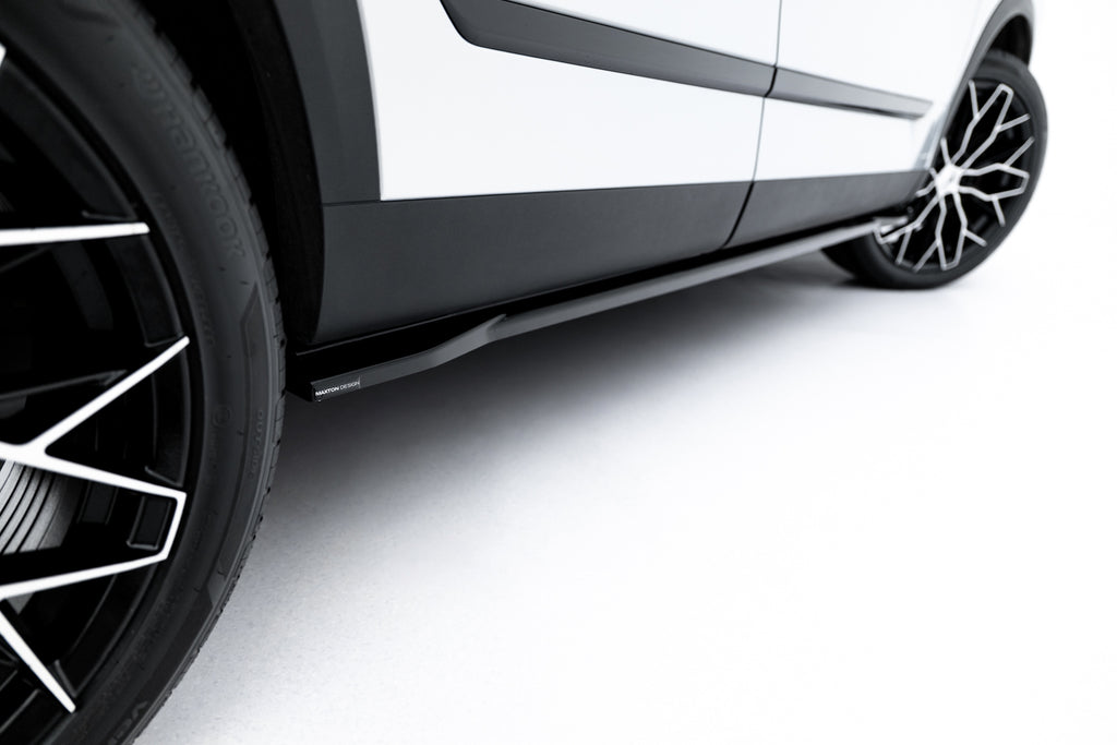 Maxton Design Street+ Seitenschweller Leisten passend für Jaecoo 7 Mk1 schwarz Hochglanz