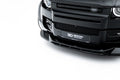 Maxton Design Street+ Spoilerlippe Front Ansatz passend für Land Rover Defender Mk4 schwarz Hochglanz