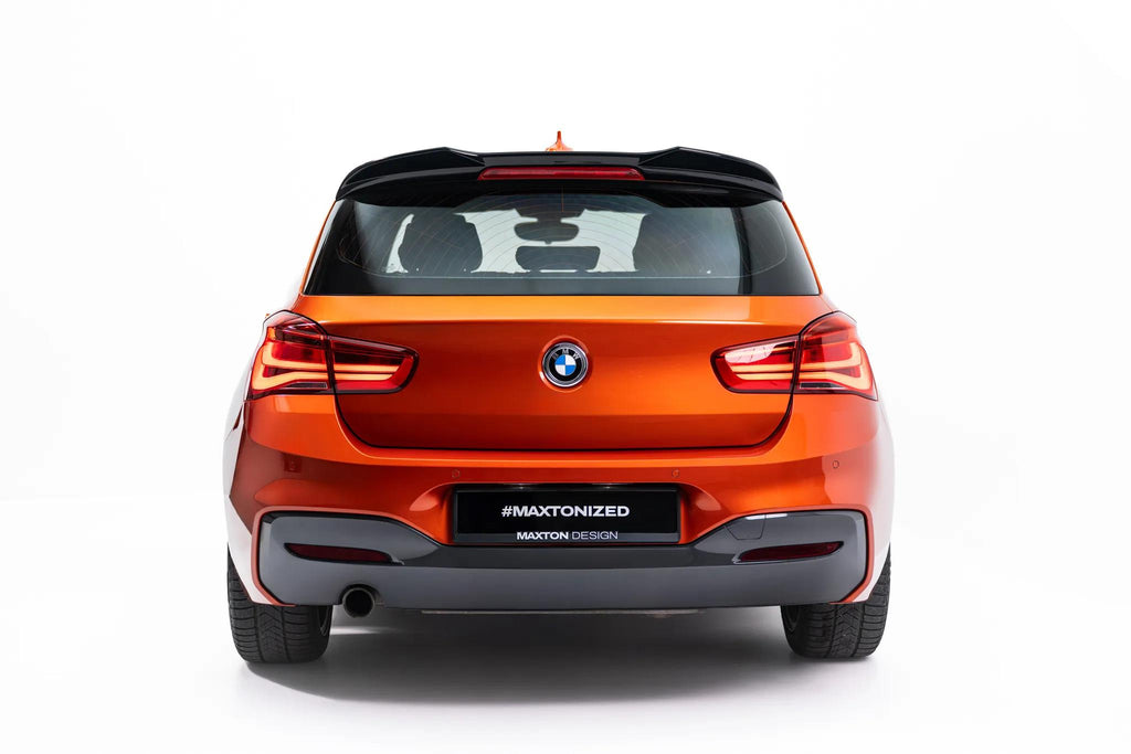 Maxton Design Heckspoiler für BMW 1er F20- F21 [2011-2015] | Schwarz Hochglanz | ABS-Kunststoff