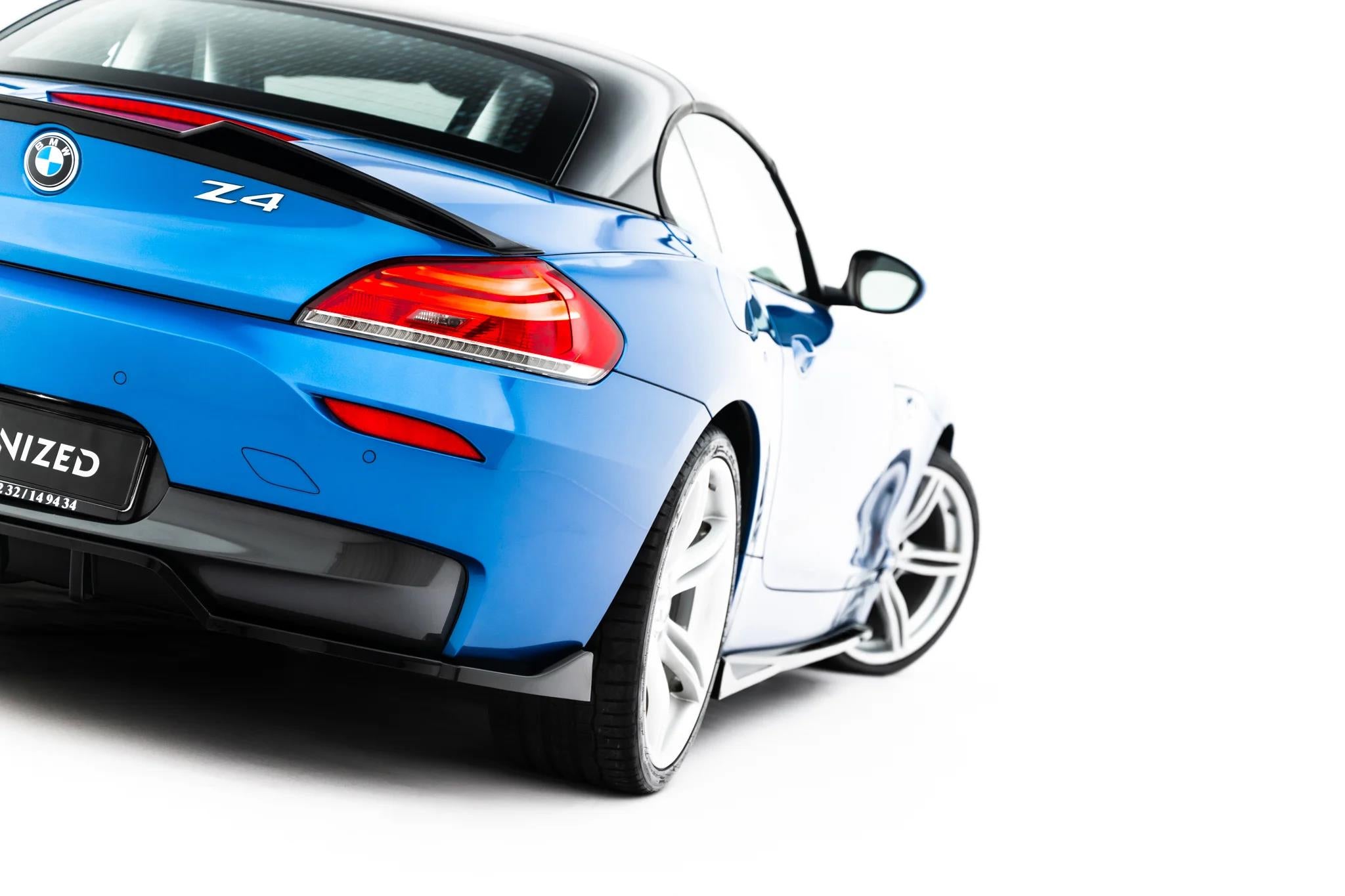 Maxton Design Street+ Mittlerer Diffusor Race V.2 Passend für Bmw Z4 M-Paket E89 Facelift Schwarz Hochglanz