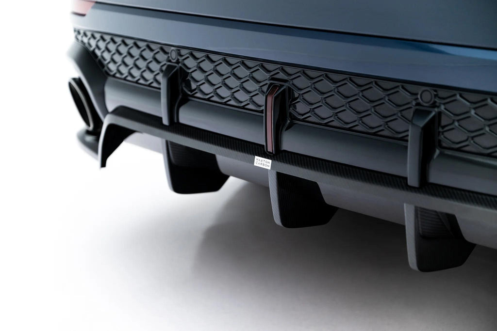 Maxton Design Prepreg Carbon Fiber Rear Splitter (mit einem vertikalem balken) Audi RSQ8 Mk1 Facelift für Audi Q8