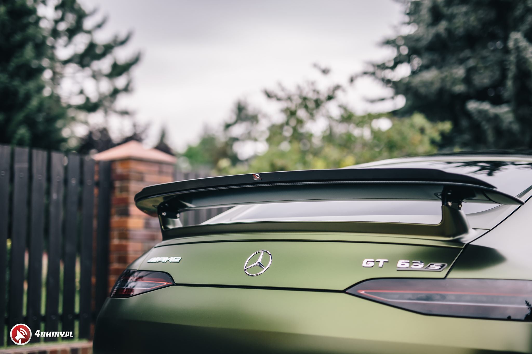 Maxton Design Spoiler CAP passend für Mercedes-AMG GT 63S 4-Door Coupe X290 schwarz Hochglanz
