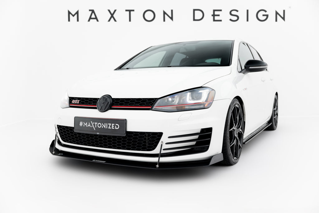 Maxton Design Front Sport Diffusor VW Golf GTI / GTD Mk7 für Volkswagen Golf Mk7