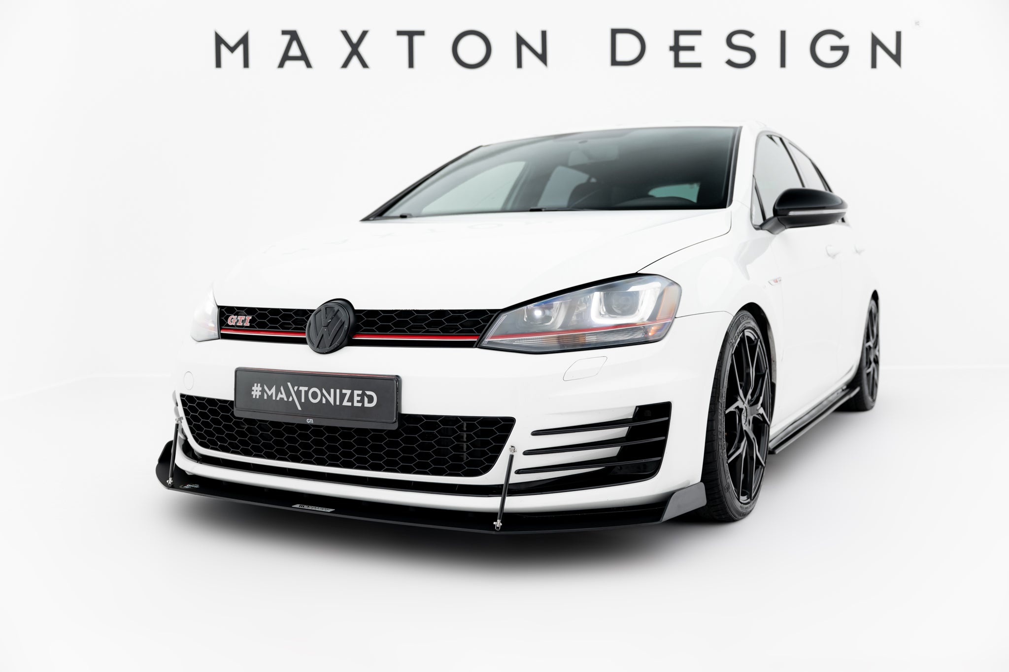 Maxton Design Front Sport Diffusor VW Golf GTI / GTD Mk7 für Volkswagen Golf Mk7