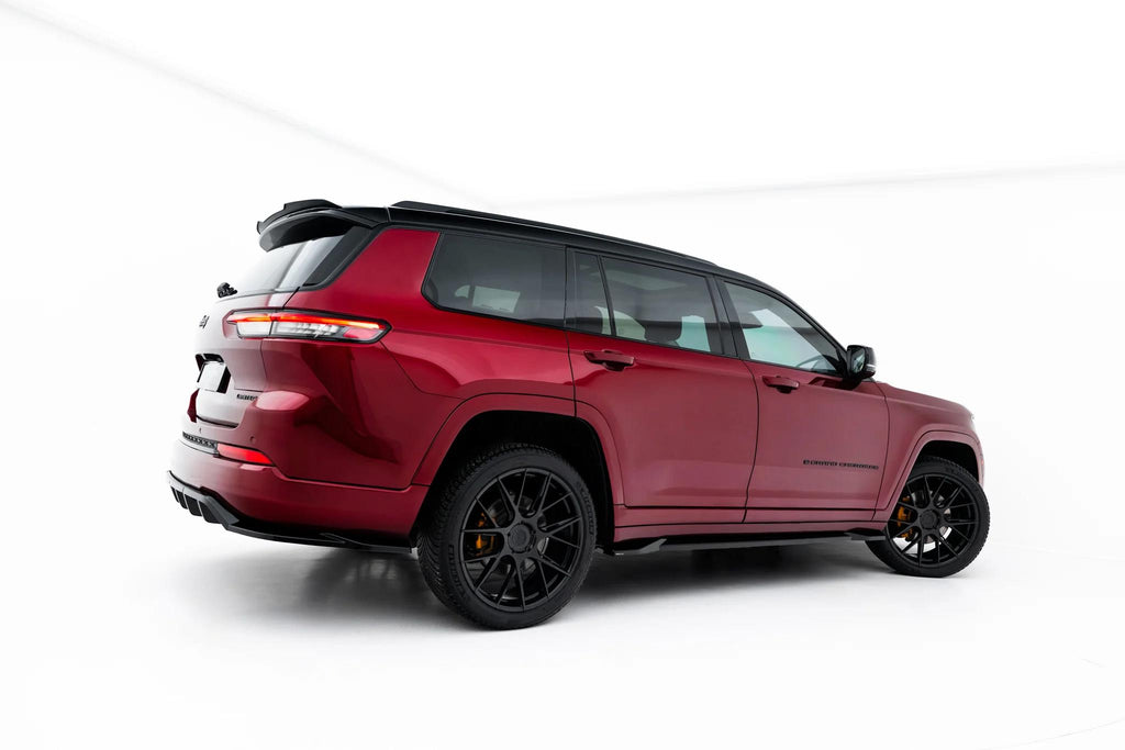 Maxton Design Street+ Seitenschweller Leisten passend für Jeep Grand Cherokee L Mk5 schwarz Hochglanz