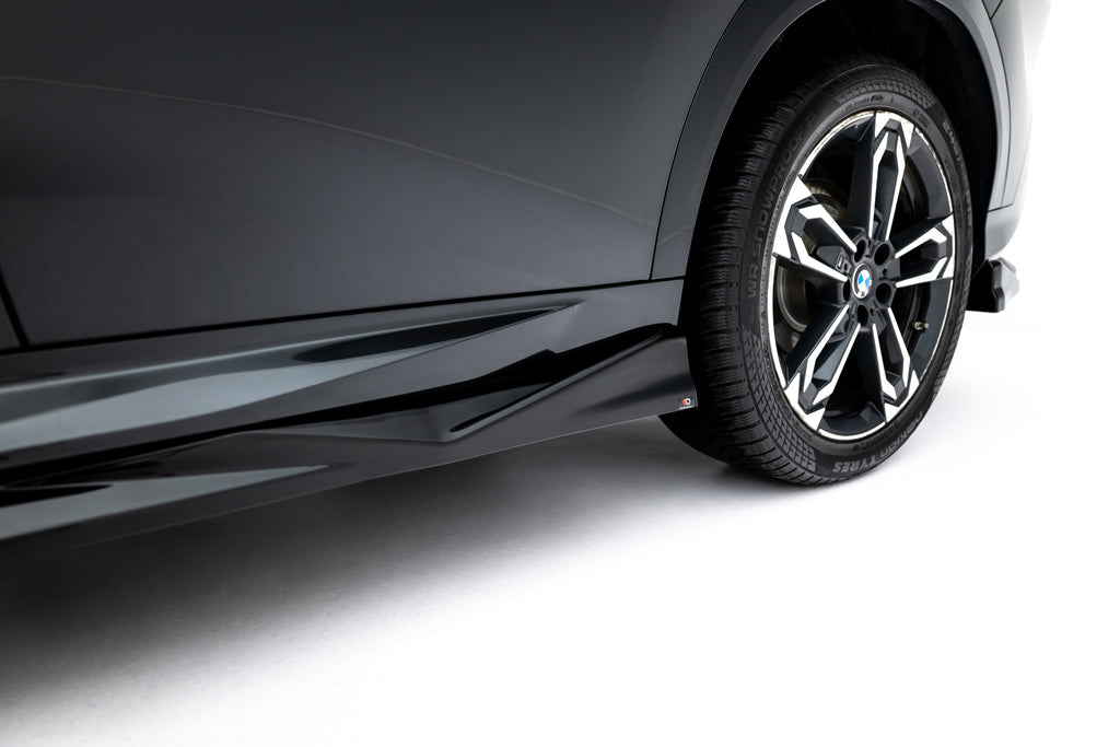 Maxton Design Street+ Seitenschweller Leisten passend für BMW X2 M35i U10 schwarz Hochglanz
