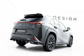 Maxton Design Street+ Mittlerer Diffusor RACE passend für Lexus UX F-Sport Mk1 schwarz Hochglanz