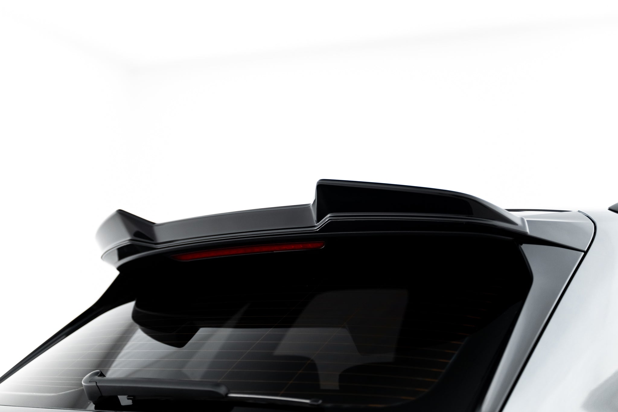Maxton Design Spoiler CAP 3D passend für Audi RSQ3 SUV F3 schwarz Hochglanz