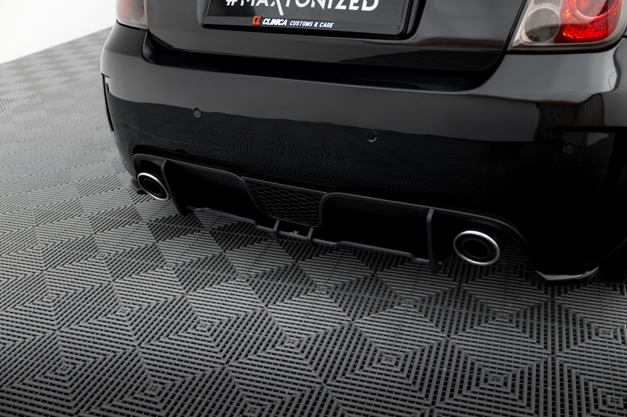 Maxton Design Street Pro Heckschürze passend für Abarth 500 Mk1