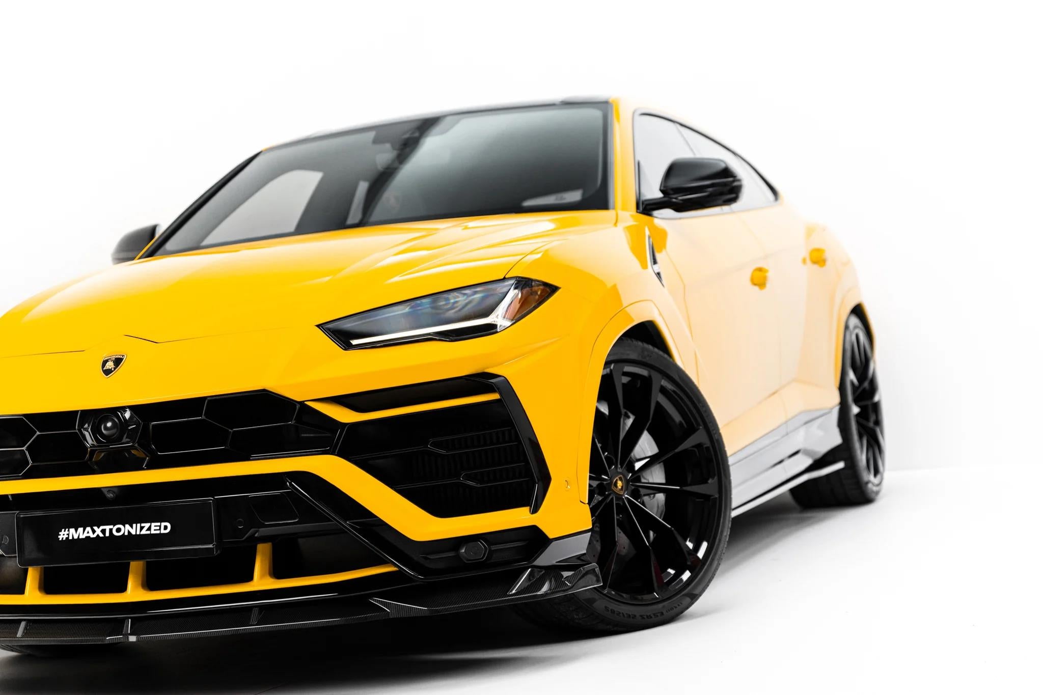 Maxton Design Prepreg Carbon Fiber Street+ Spoilerlippe Front Ansatz Passend für Lamborghini Urus Mk1