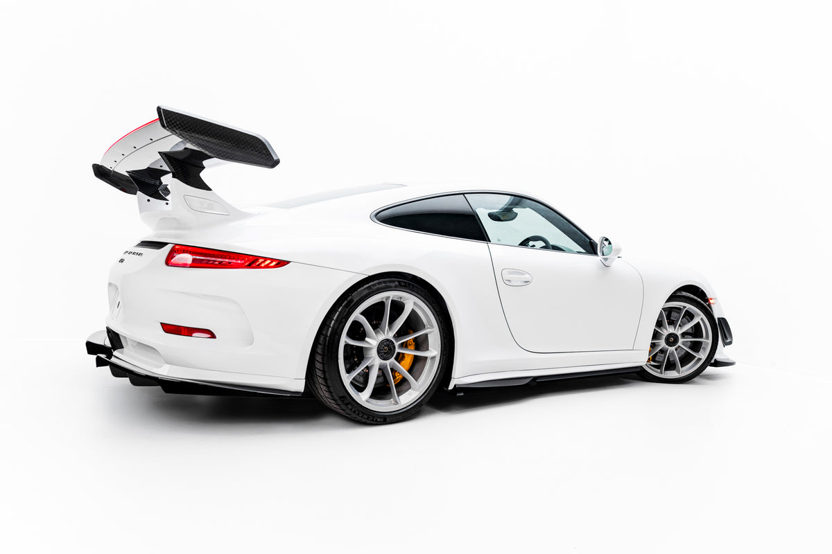 Maxton Design Street+ Seitenschweller Leisten für Porsche 911 GT3 991 [2011-2016] | Schwarz Hochglanz | ABS-Kunststoff