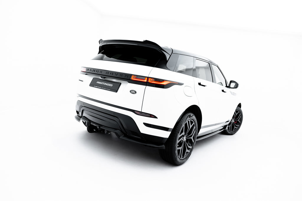 Maxton Design Street+ Mittlerer Diffusor RACE passend für Land Rover Range Rover Evoque Dynamic Mk2 schwarz Hochglanz