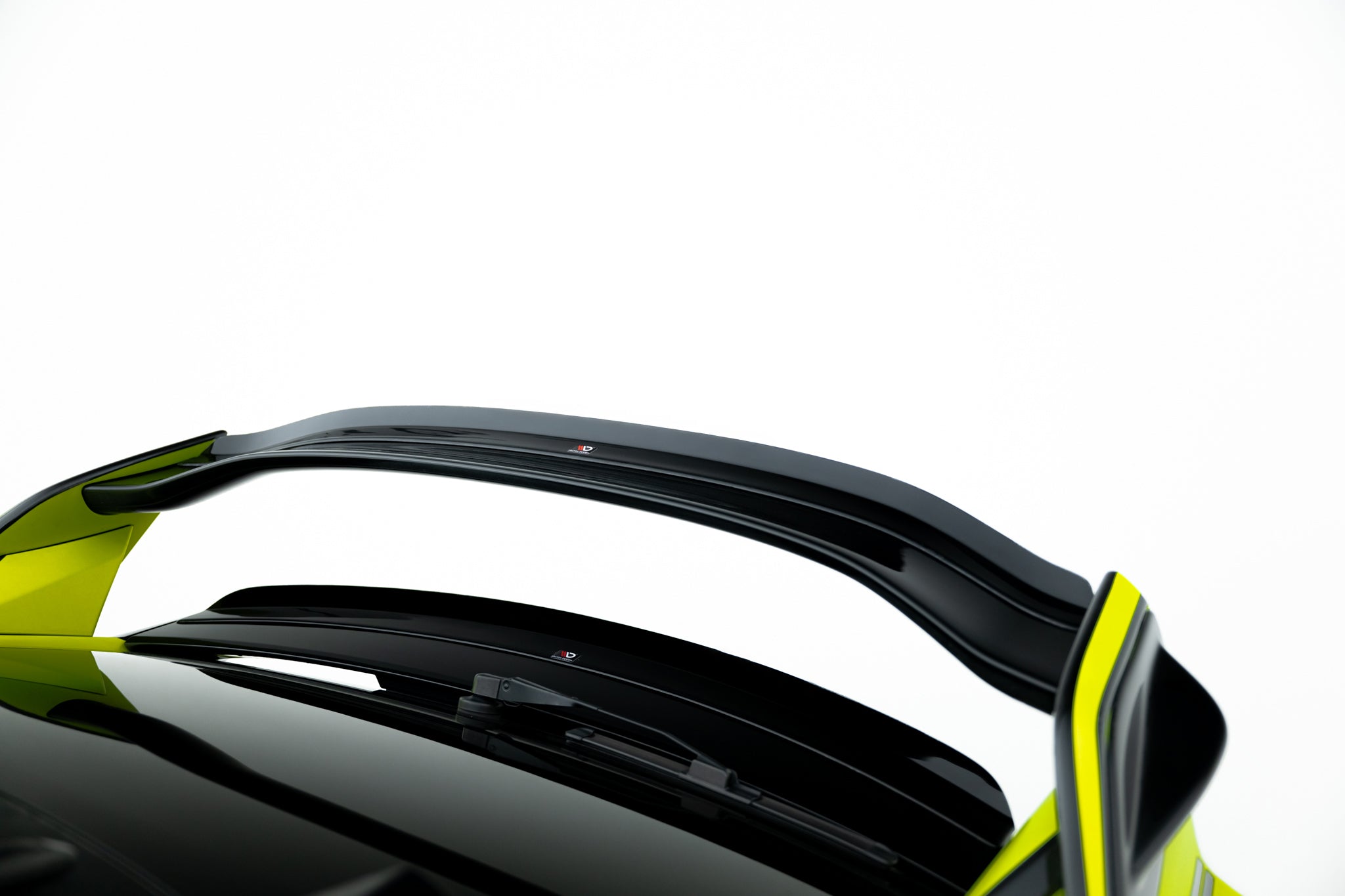 Maxton Design OBERER Spoiler CAP V.1 passend für Honda Civic Type-R Mk10 / Mk10 Facelift schwarz Hochglanz