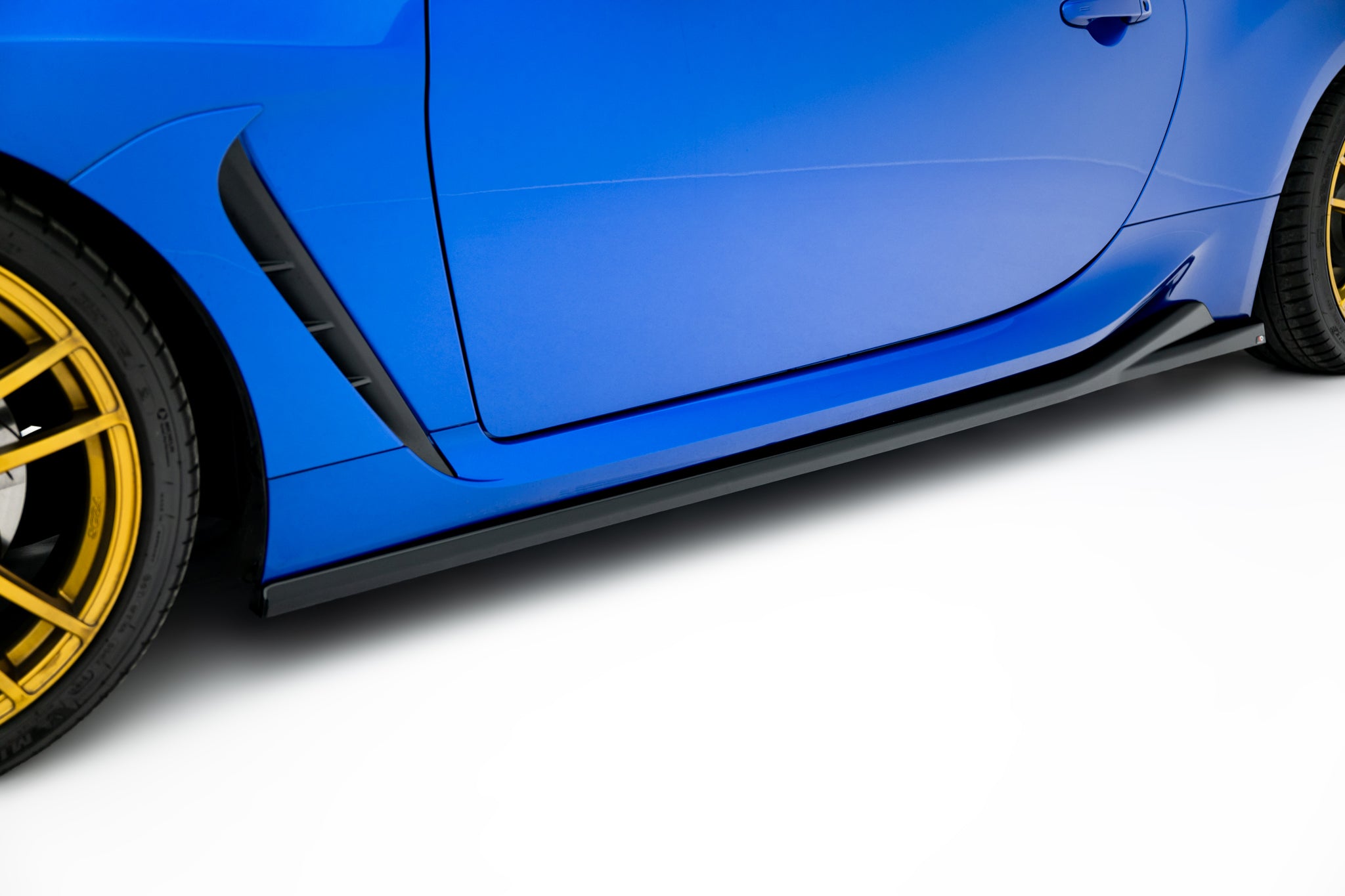 Maxton Design Street+ Seitenschweller Leisten passend für V.1 passend für Subaru BRZ Mk2 schwarz Hochglanz