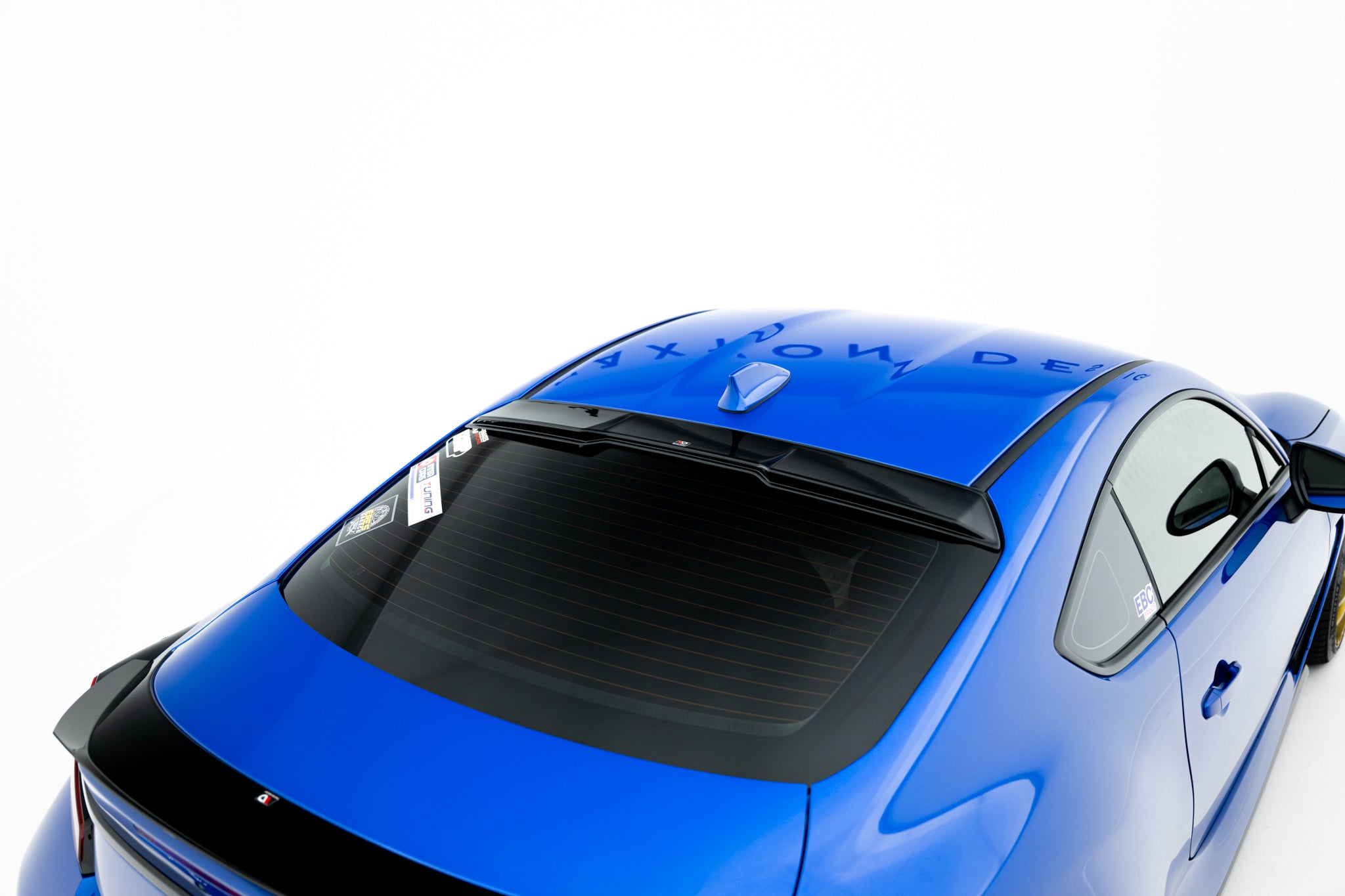 Maxton Design Heckscheiben Spoiler passend für Subaru BRZ Mk2 schwarz Hochglanz