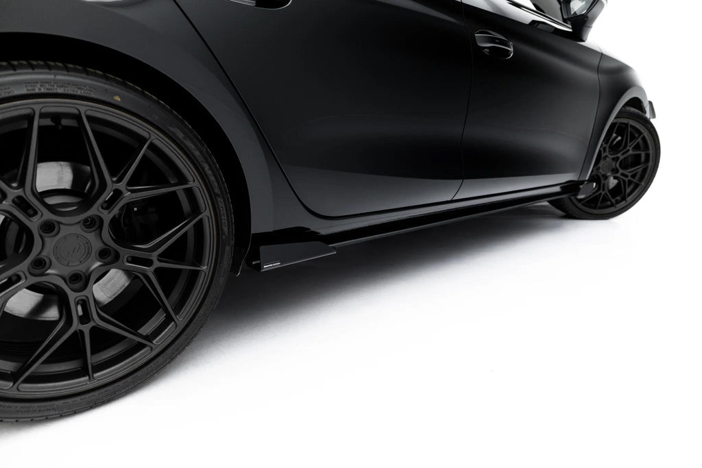 Maxton Design Seitenschweller für Cupra Leon Mk1 Facelift [2024-] | Schwarz Hochglanz | ABS-Kunststoff