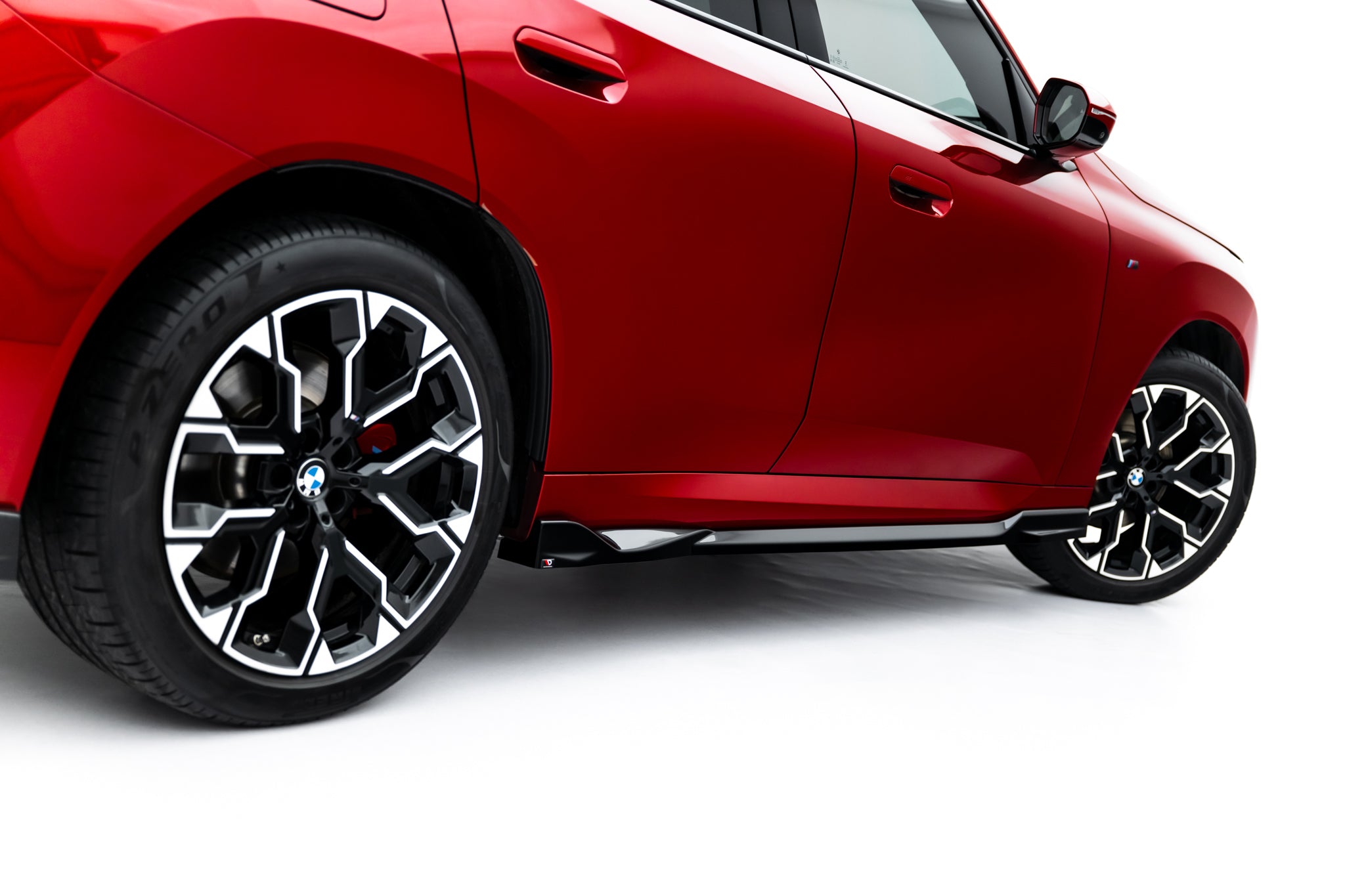 Maxton Design Street+ Seitenschweller Leisten passend für BMW X3 M50 G45 schwarz Hochglanz