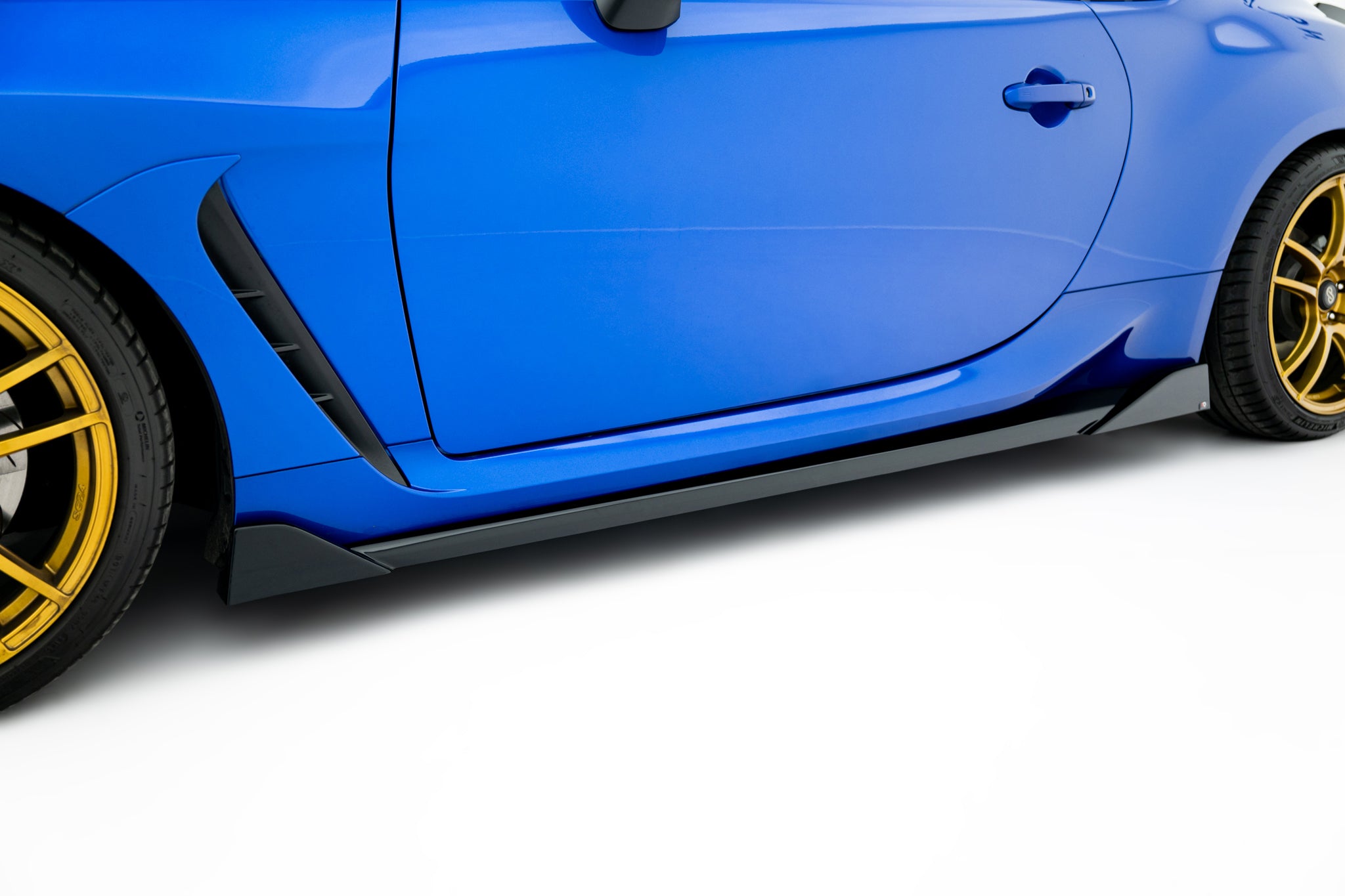 Maxton Design Street+ Seitenschweller Leisten passend für V.3 passend für Subaru BRZ Mk2 schwarz Hochglanz