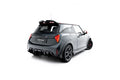 Maxton Design Street Pro Heckschürze für Mini Cooper John Cooper Works F65 [2025-] | Schwarz strukturiert | ABS-Kunststoff | mit TTG (eintragungsfrei)