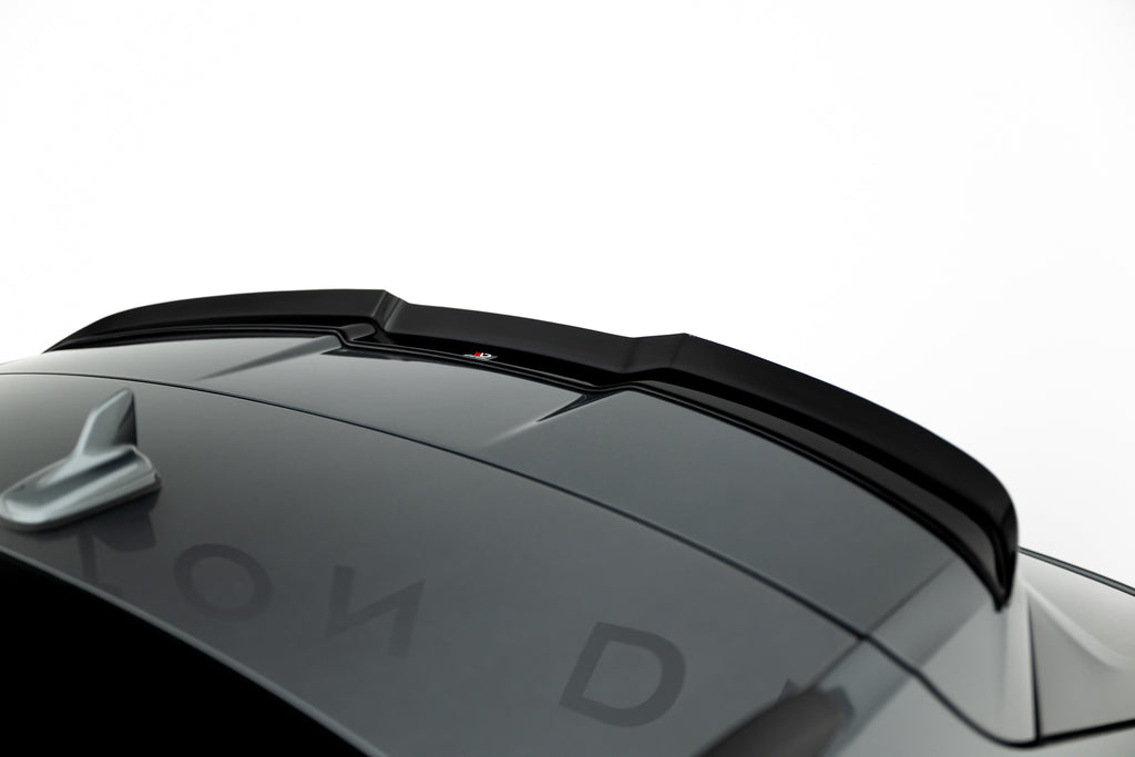 Maxton Design Spoiler CAP V.1 passend für Audi RS6 C8 / C8 Facelift schwarz Hochglanz