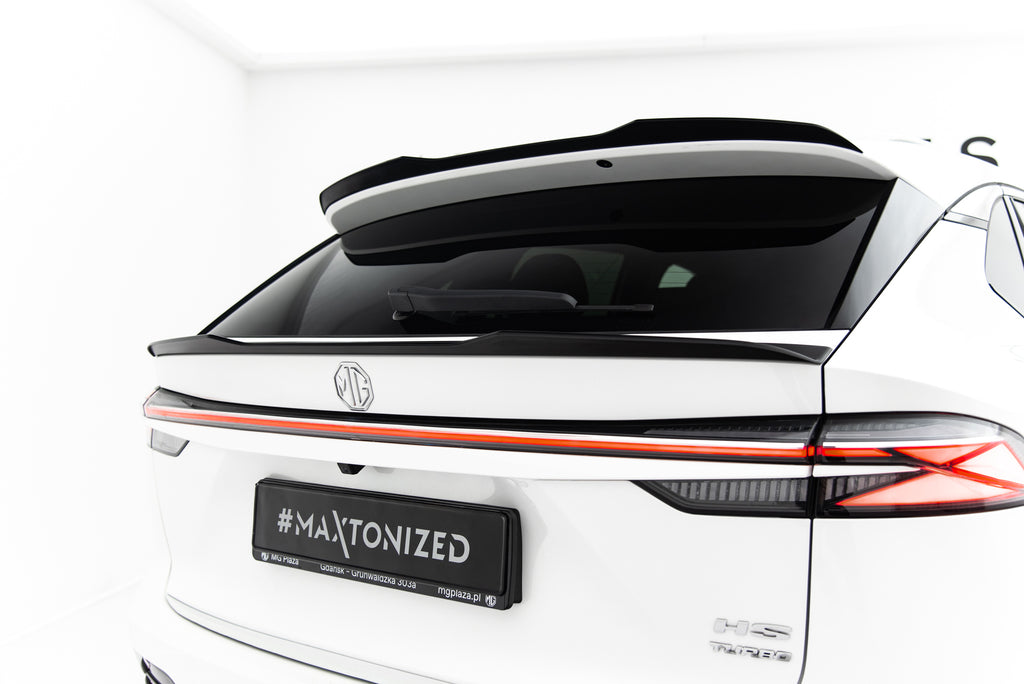 Maxton Design Niedriger Spoiler CAP passend für MG HS Mk2 schwarz Hochglanz