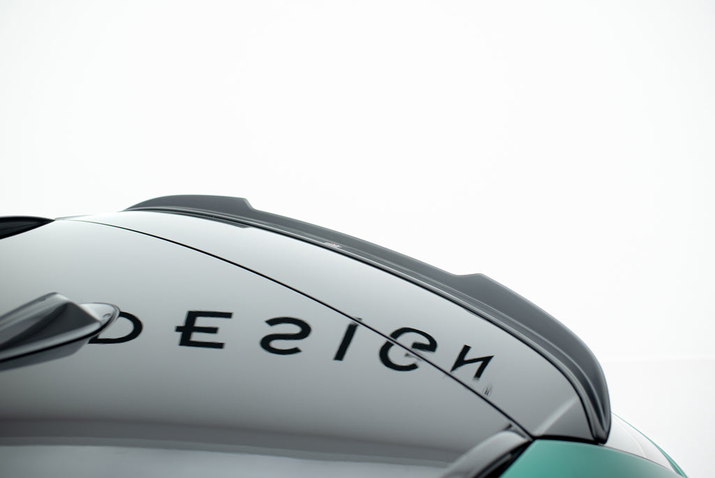 Maxton Design Spoiler CAP passend für BMW 3er Standard / M340 / M-Paket / M3 Touring G21 / G81 schwarz Hochglanz
