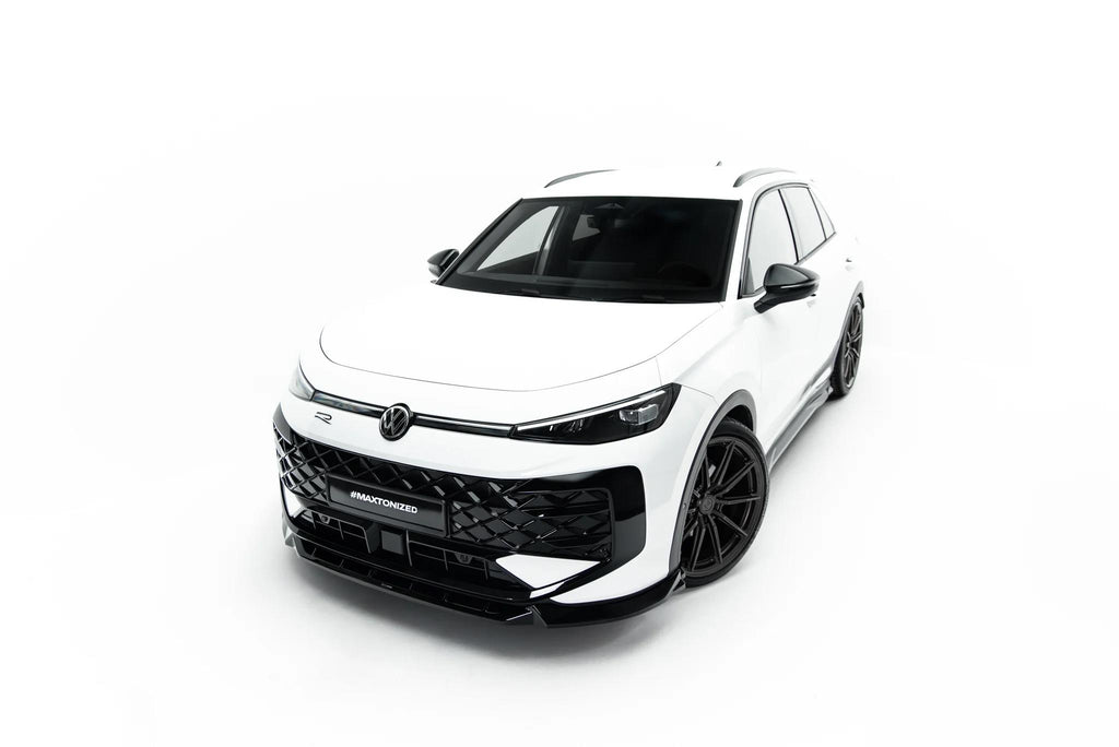 Maxton Design Frontspoiler für Volkswagen T-Roc Mk2 [2025-] | Schwarz Hochglanz | ABS-Kunststoff