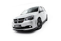 Maxton Design Street+ Spoilerlippe Front Ansatz Passend für Dodge Grand Caravan Mk5 Facelift Schwarz Hochglanz