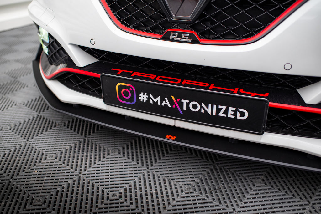 Maxton Design Street Pro Street+ Spoilerlippe Front Ansatz passend für Renault Megane RS Mk4