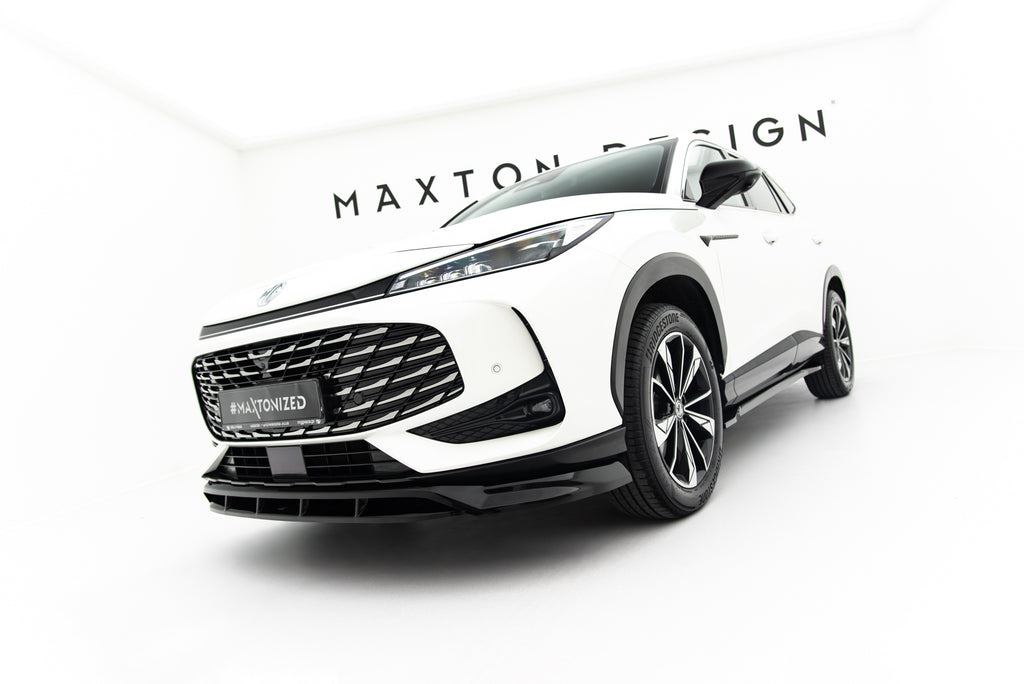 Maxton Design Street+ Spoilerlippe Front Ansatz passend für MG HS Mk2 schwarz Hochglanz