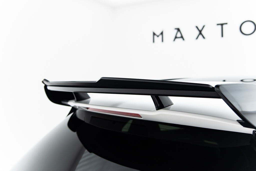 Maxton Design Spoiler CAP passend für Mercedes-Benz GLA 45 AMG X156 Facelift schwarz Hochglanz