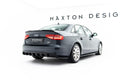 Maxton Design Heck Ansatz Flaps Diffusor passend für Audi A4 B8 Facelift schwarz Hochglanz
