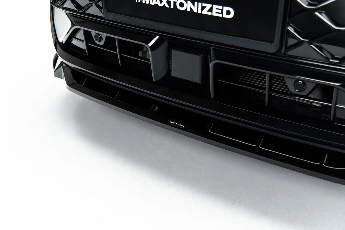 Maxton Design Frontspoiler für Volkswagen T-Roc Mk2 [2025-] | Schwarz Hochglanz | ABS-Kunststoff