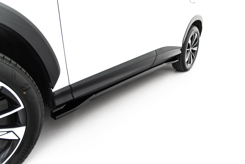 Maxton Design Street+ Seitenschweller Leisten passend für MG HS Mk2 schwarz Hochglanz
