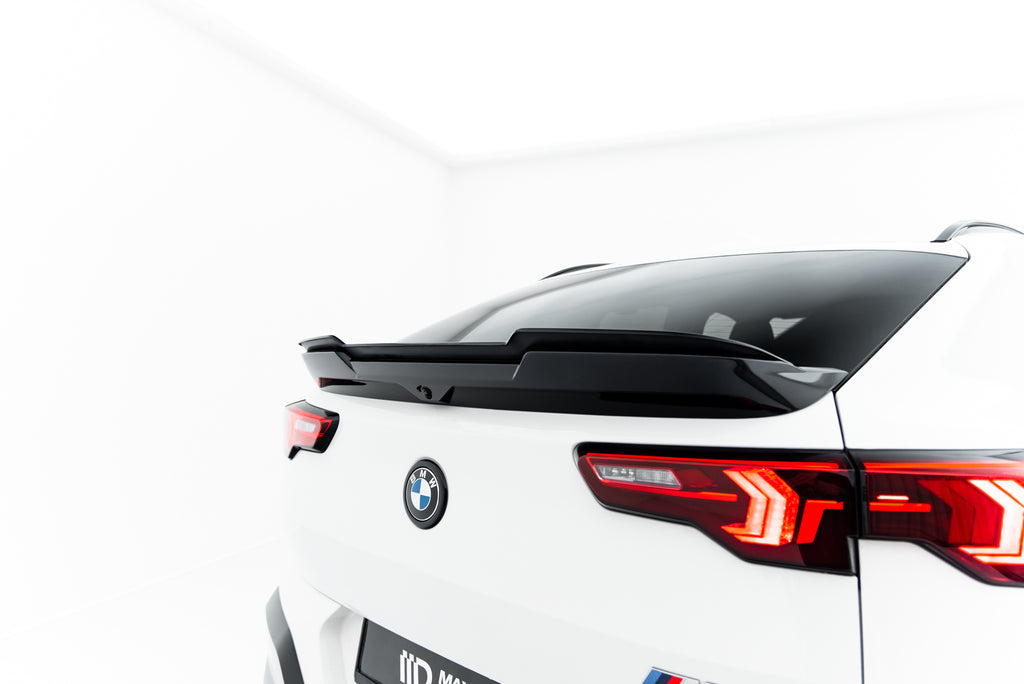 Maxton Design Spoiler CAP passend für BMW X2 M35i U10 schwarz Hochglanz