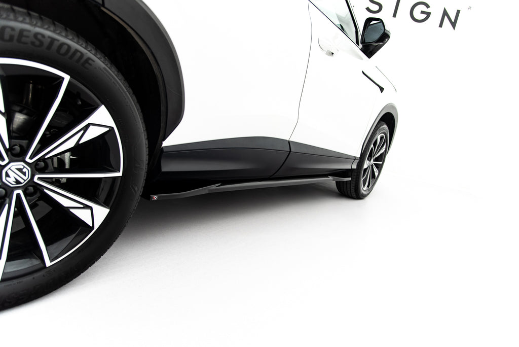 Maxton Design Street+ Seitenschweller Leisten passend für MG HS Mk2 schwarz Hochglanz